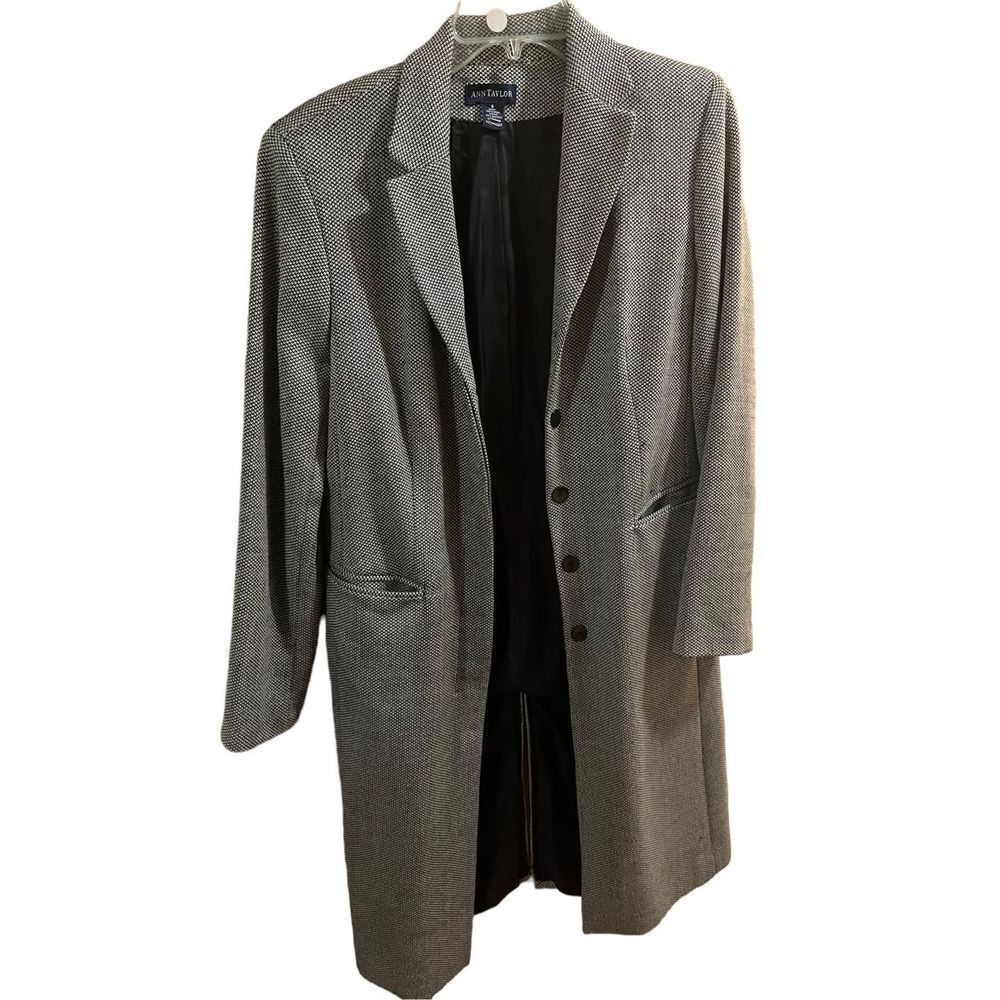 Anne Taylor Vintage Houndstooth Jacket Size 8
